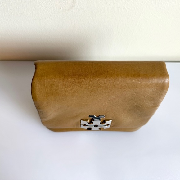 Tory Burch Charlie Shoulder Bag - Wren Brown - Picture 8 of 16